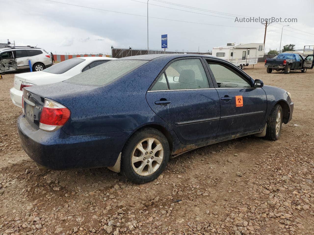 2005 Toyota Camry Le Blue vin: 4T1BE32K05U074542