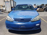 2004 Toyota Camry Le Blue vin: 4T1BE32K14U820091