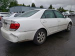 2005 Toyota Camry Le White vin: 4T1BE32K15U531911