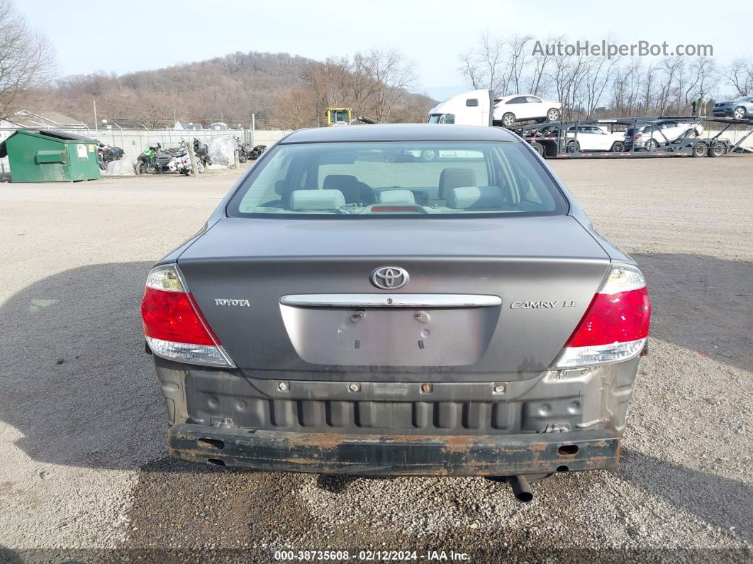 2005 Toyota Camry Le Gray vin: 4T1BE32K15U993370