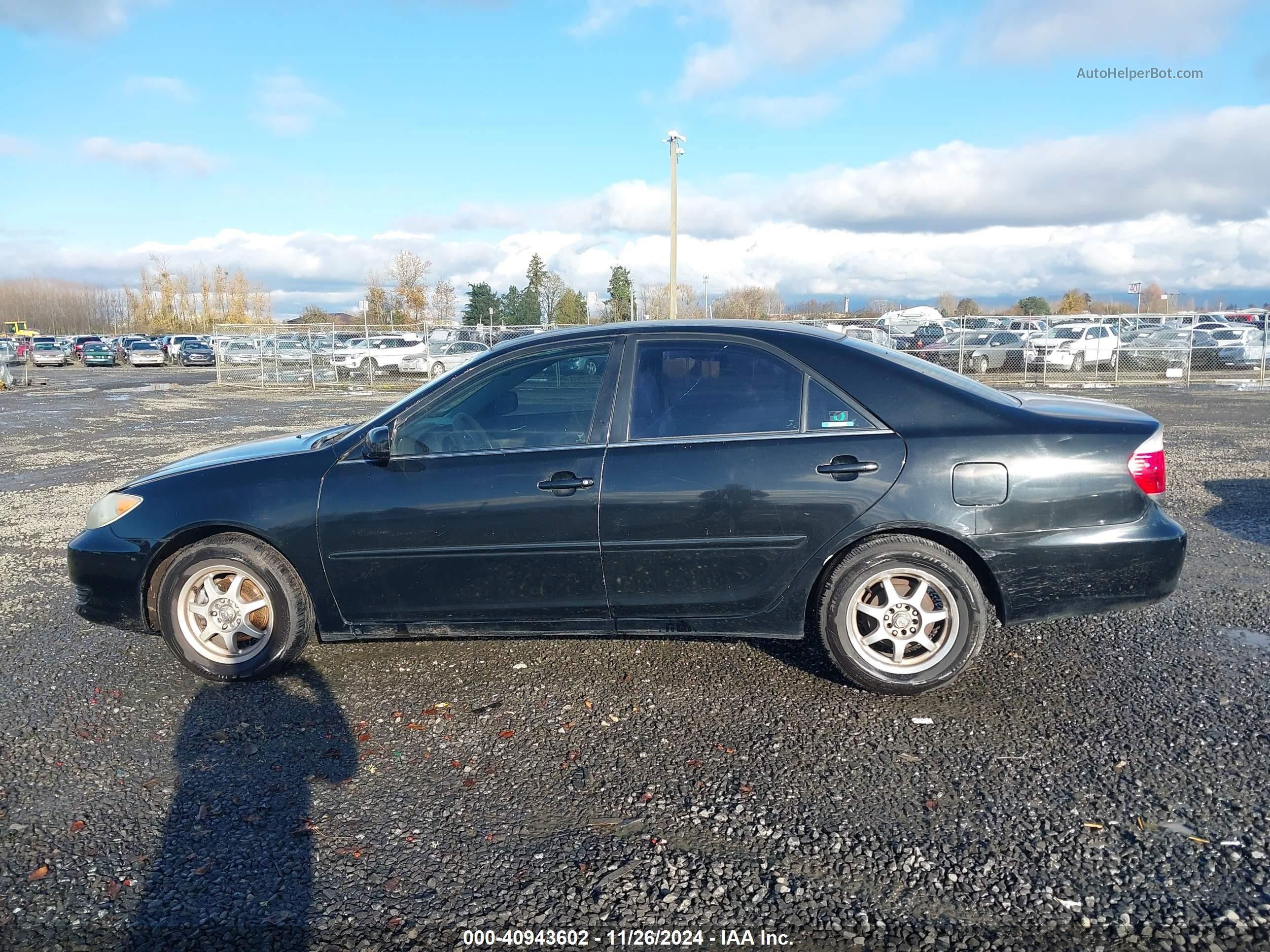 2005 Toyota Camry Le Черный vin: 4T1BE32K35U030700