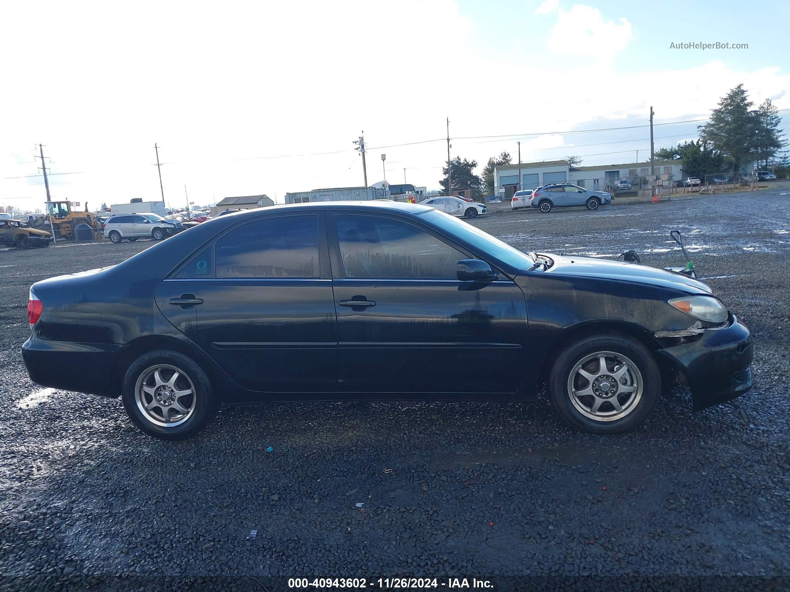 2005 Toyota Camry Le Черный vin: 4T1BE32K35U030700