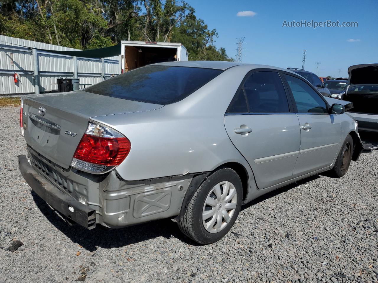 2005 Toyota Camry Le Silver vin: 4T1BE32K35U633064