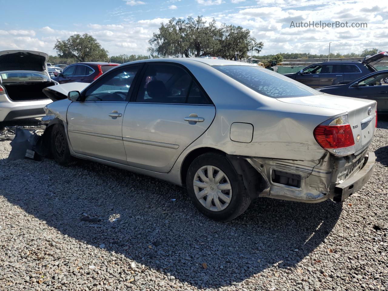 2005 Toyota Camry Le Silver vin: 4T1BE32K35U633064