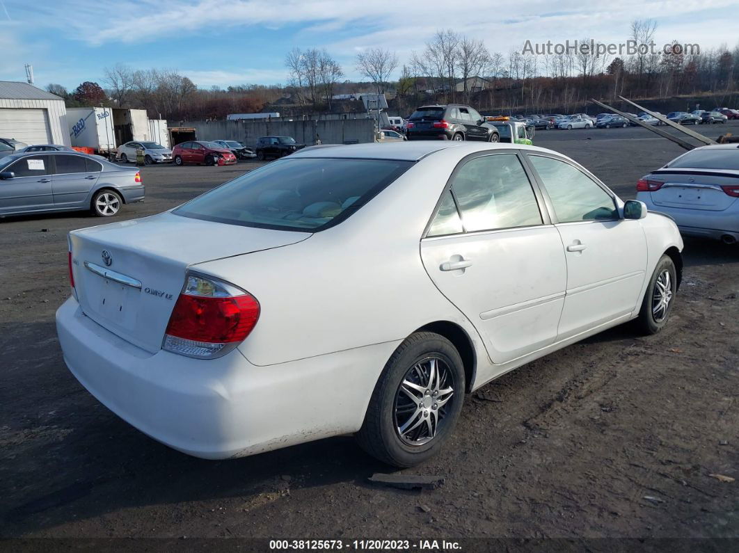 2005 Toyota Camry Xle/se/std/le Белый vin: 4T1BE32K45U022735