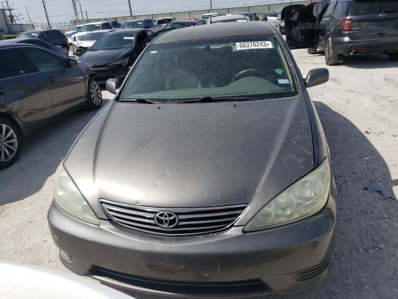 2005 Toyota Camry Le Gray vin: 4T1BE32K55U640694