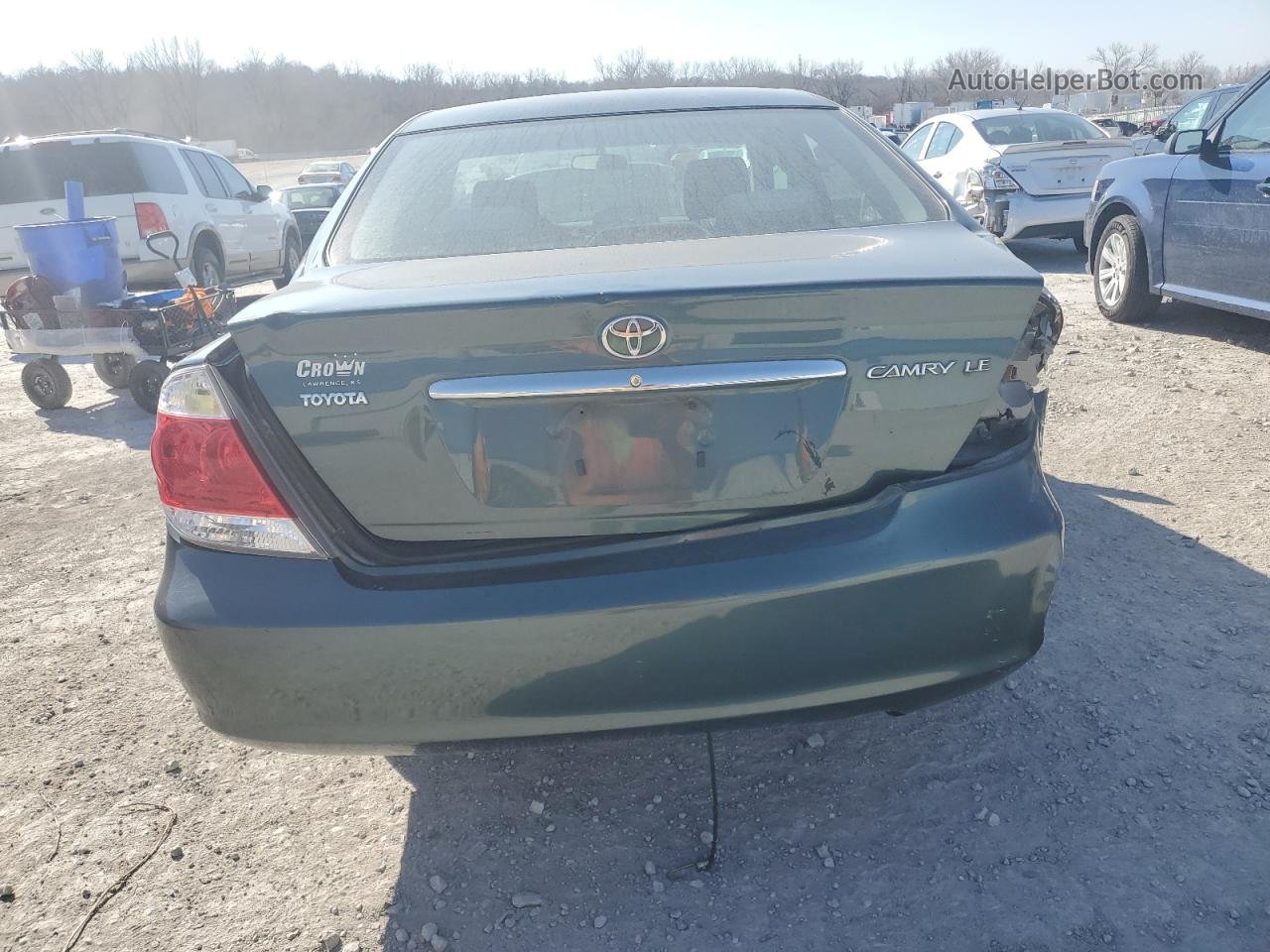 2006 Toyota Camry Le Green vin: 4T1BE32K56U141945