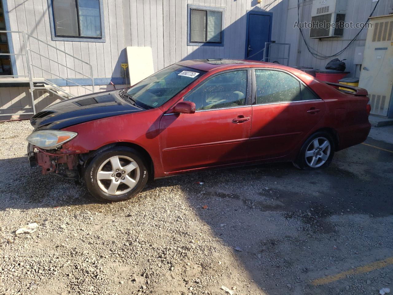 2005 Toyota Camry Le Бордовый vin: 4T1BE32K65U027046