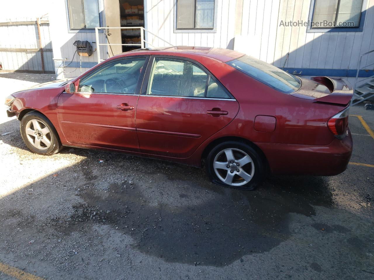 2005 Toyota Camry Le Бордовый vin: 4T1BE32K65U027046