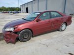 2005 Toyota Camry Le Burgundy vin: 4T1BE32K65U421632