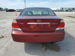 2005 Toyota Camry Le Burgundy vin: 4T1BE32K65U421632