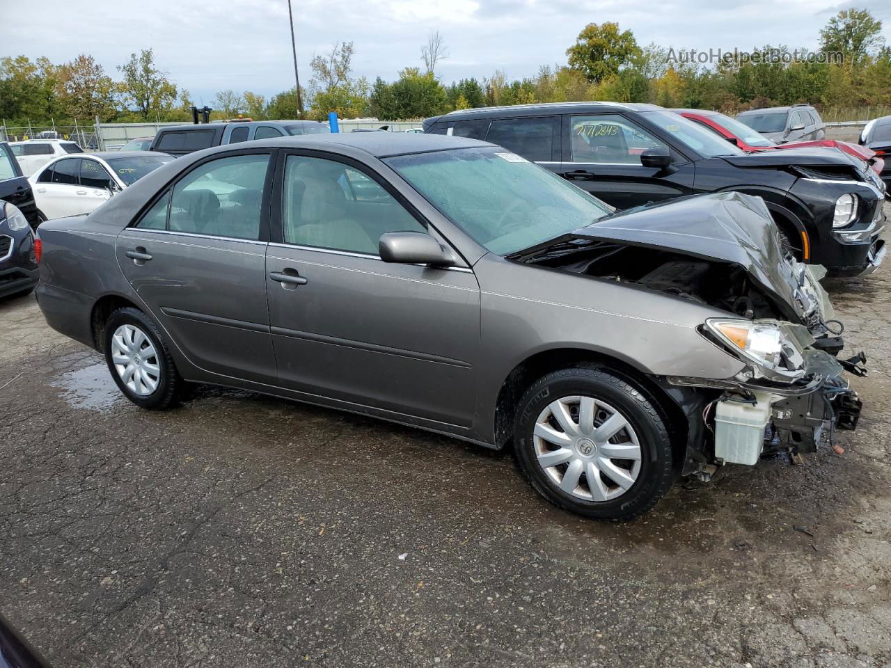 2005 Toyota Camry Le Gray vin: 4T1BE32K75U950748