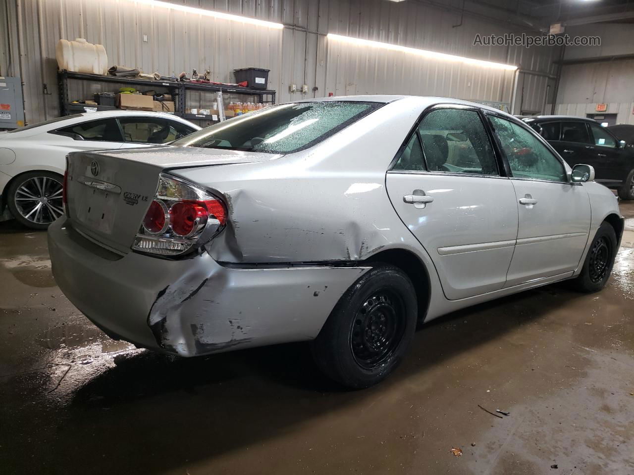 2005 Toyota Camry Le Silver vin: 4T1BE32K85U035178