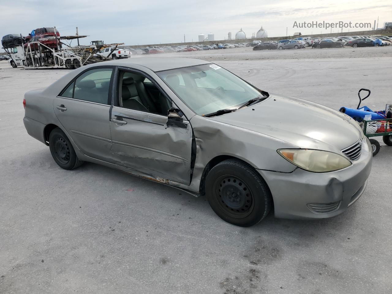 2005 Toyota Camry Le Gray vin: 4T1BE32K95U630718