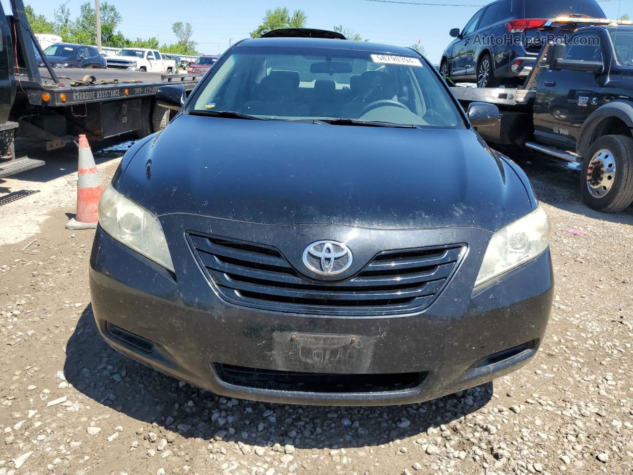 2007 Toyota Camry Ce Black vin: 4T1BE46K07U131910