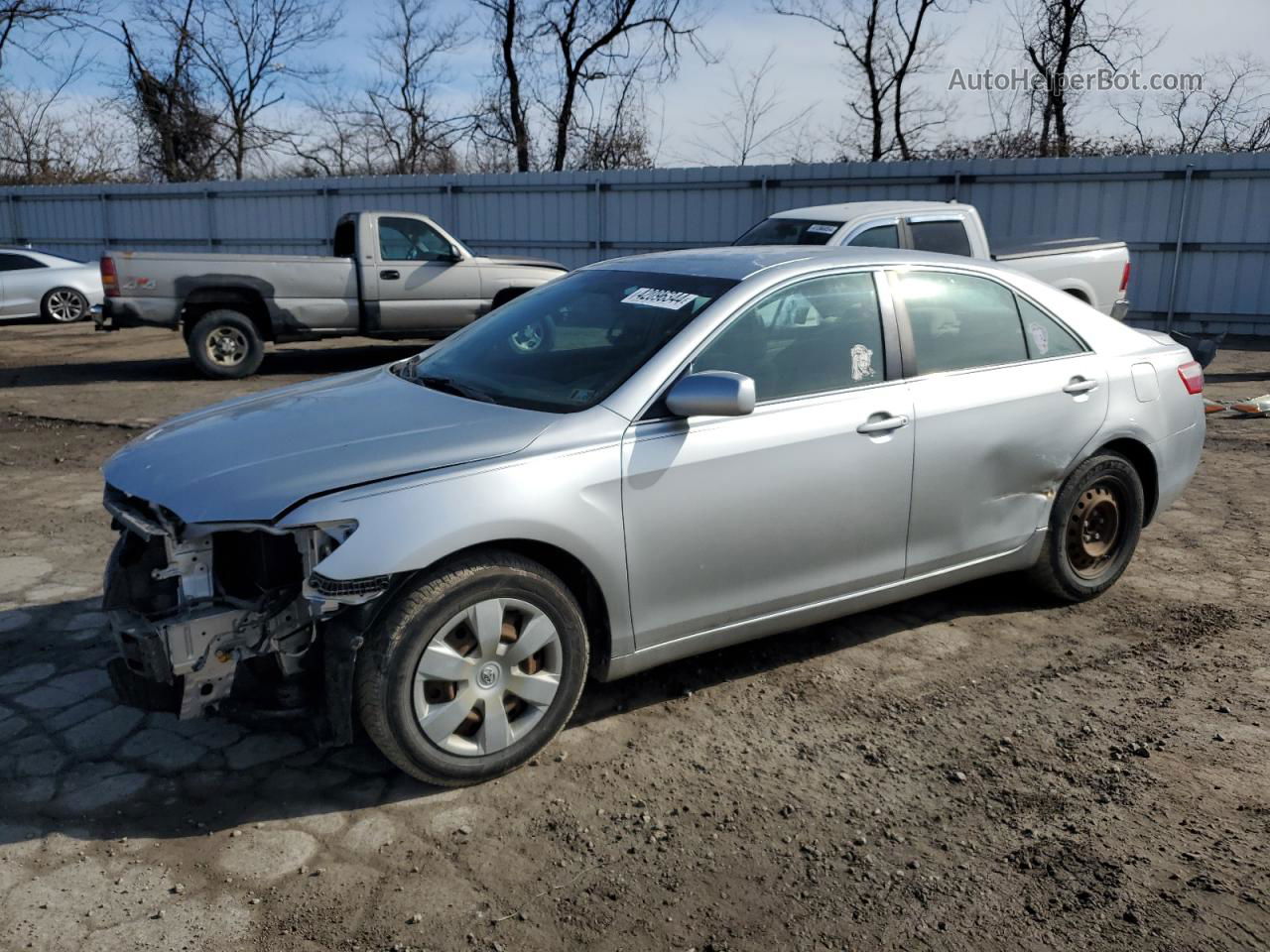 2007 Toyota Camry Ce Silver vin: 4T1BE46K07U193727