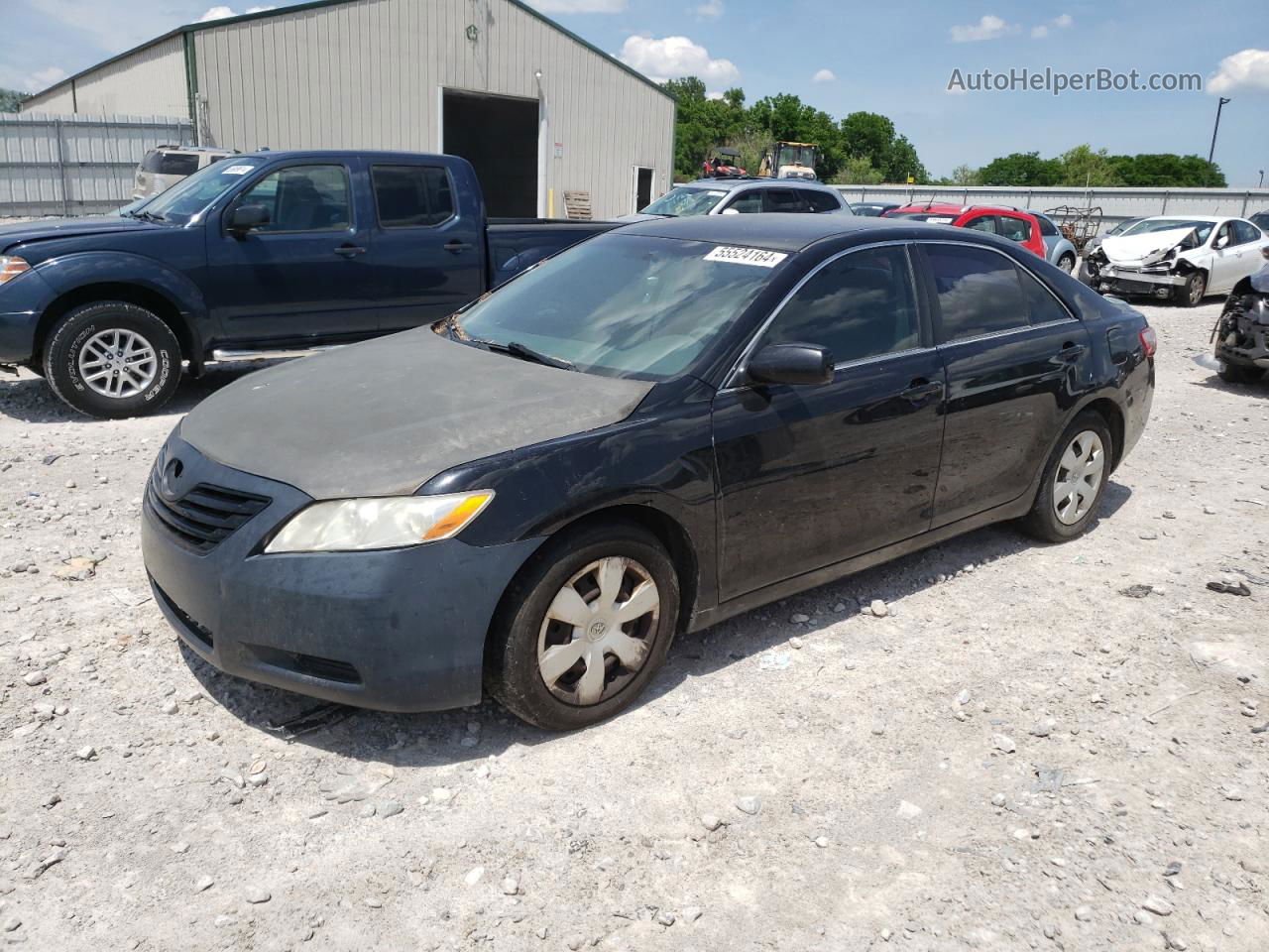 2007 Toyota Camry Ce Black vin: 4T1BE46K07U550372