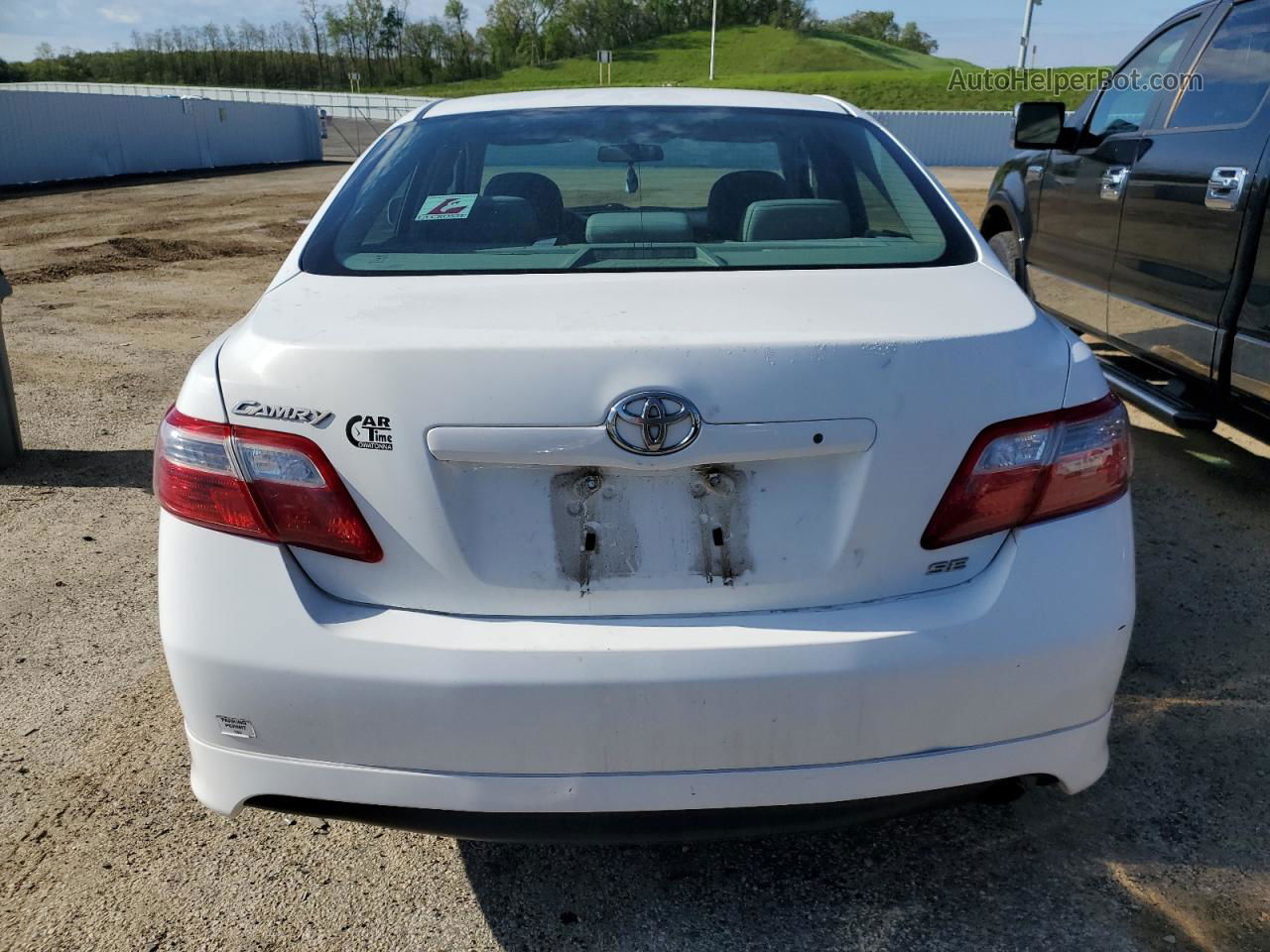 2007 Toyota Camry Ce White vin: 4T1BE46K07U555331