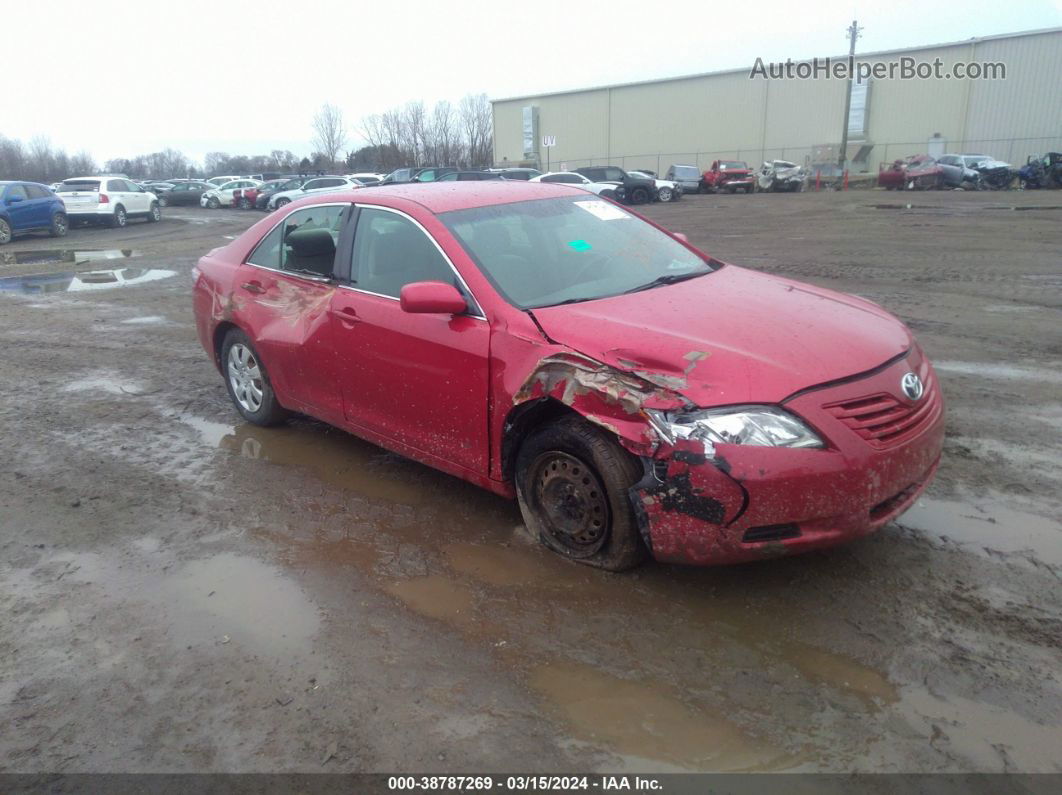 2008 Toyota Camry Le Red vin: 4T1BE46K08U201956