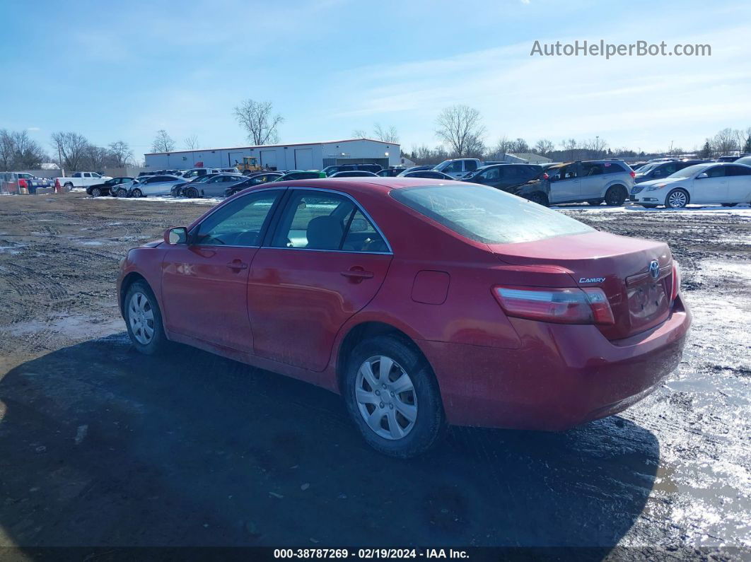 2008 Toyota Camry Le Red vin: 4T1BE46K08U201956