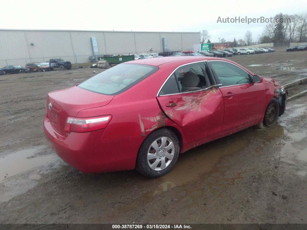 2008 Toyota Camry Le Red vin: 4T1BE46K08U201956