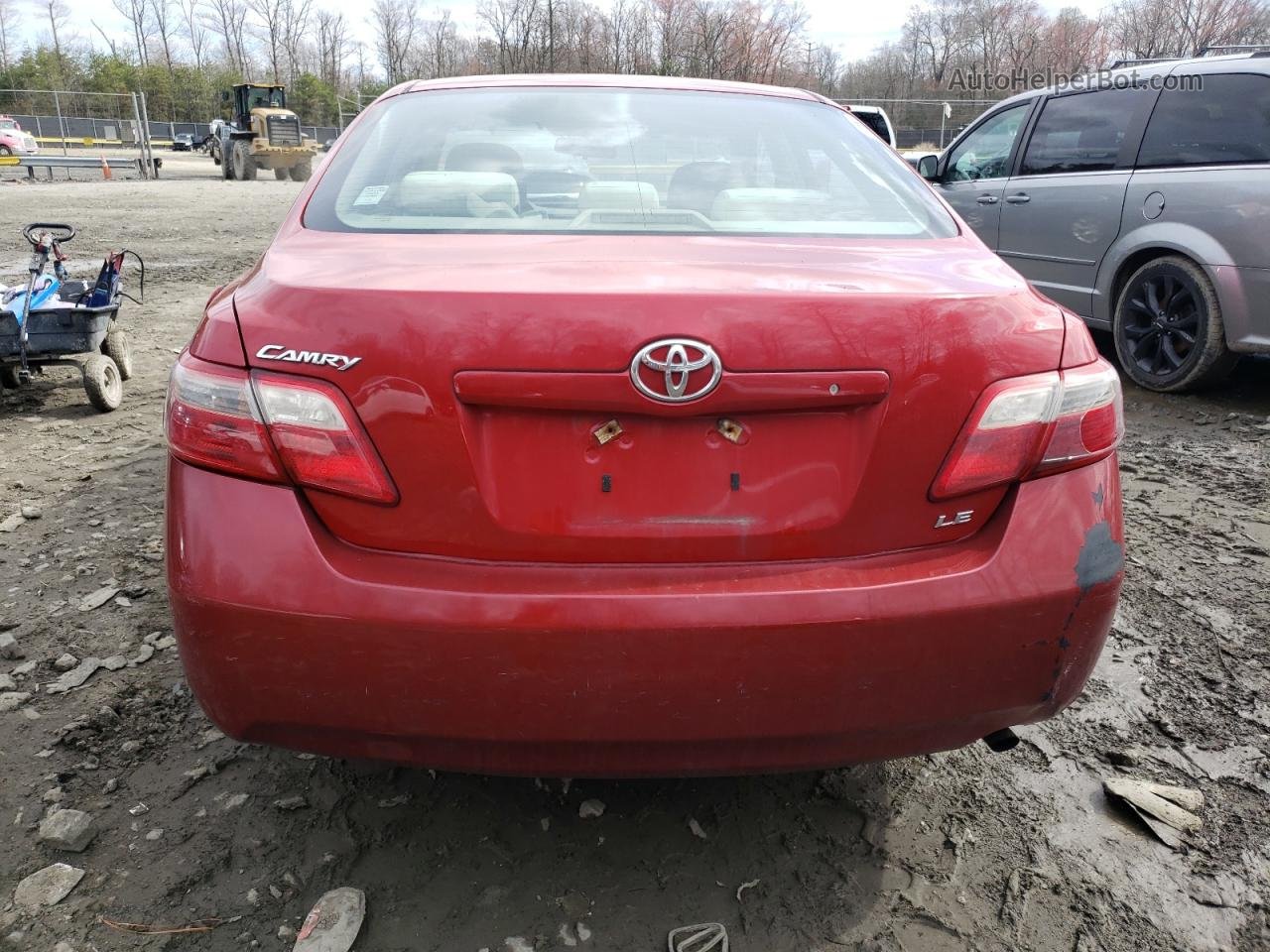 2009 Toyota Camry Base Red vin: 4T1BE46K09U275783