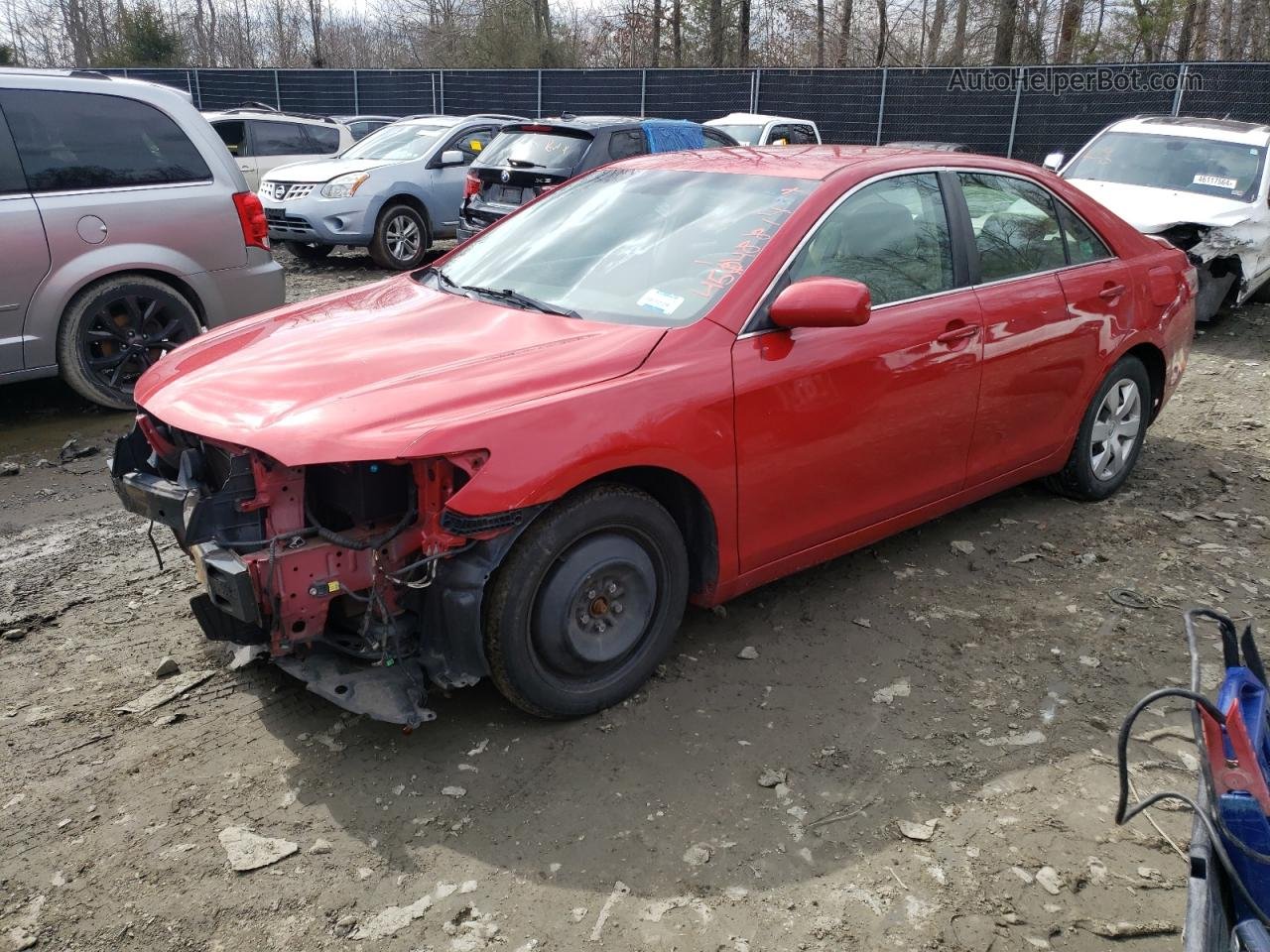 2009 Toyota Camry Base Red vin: 4T1BE46K09U275783