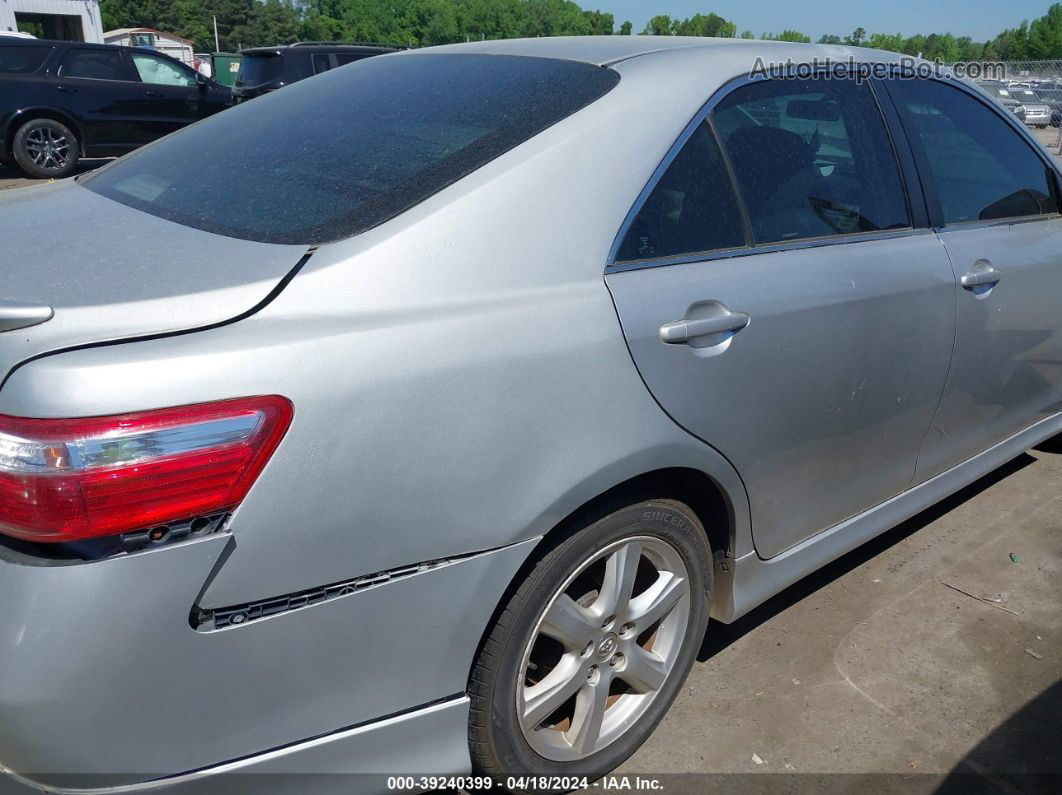 2009 Toyota Camry Se Silver vin: 4T1BE46K09U277873