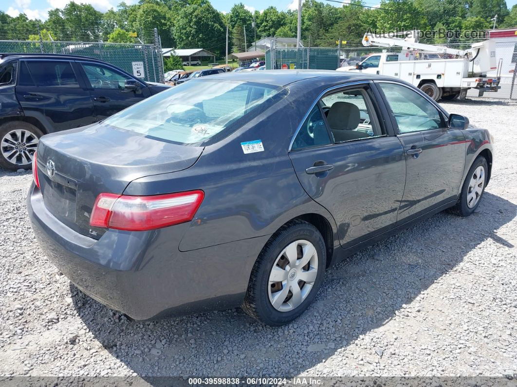 2009 Toyota Camry Le Gray vin: 4T1BE46K09U278649