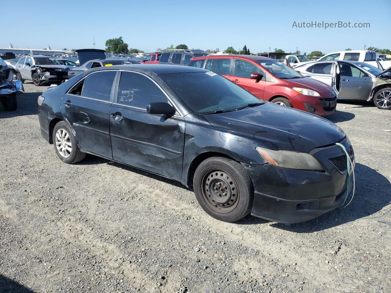 2009 Toyota Camry Base Черный vin: 4T1BE46K09U325453