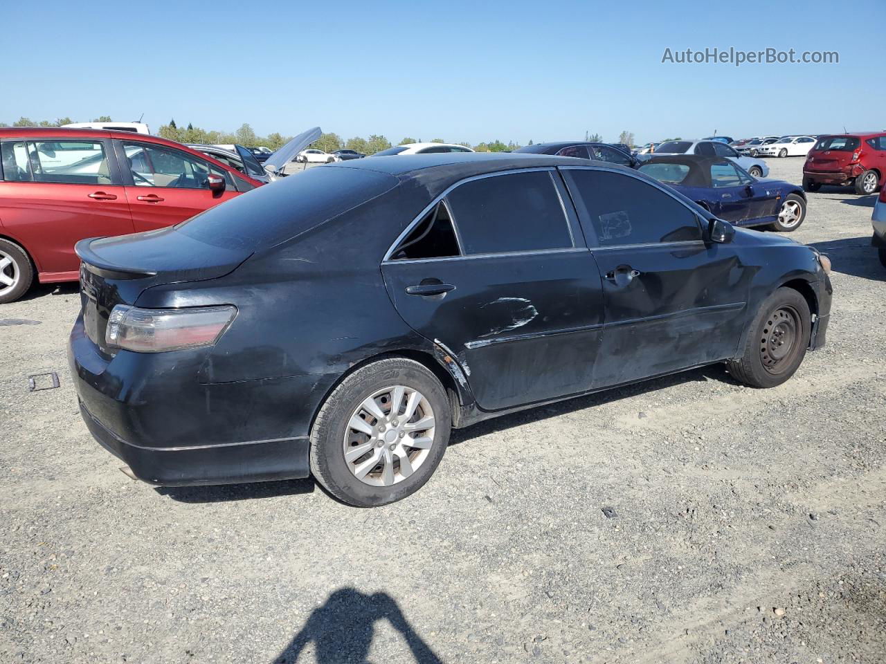 2009 Toyota Camry Base Черный vin: 4T1BE46K09U325453