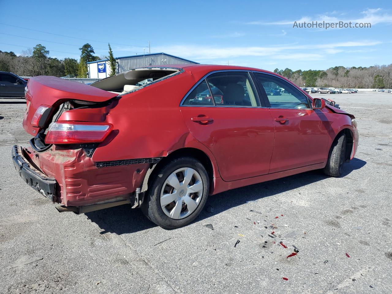 2009 Toyota Camry Base Red vin: 4T1BE46K09U338820