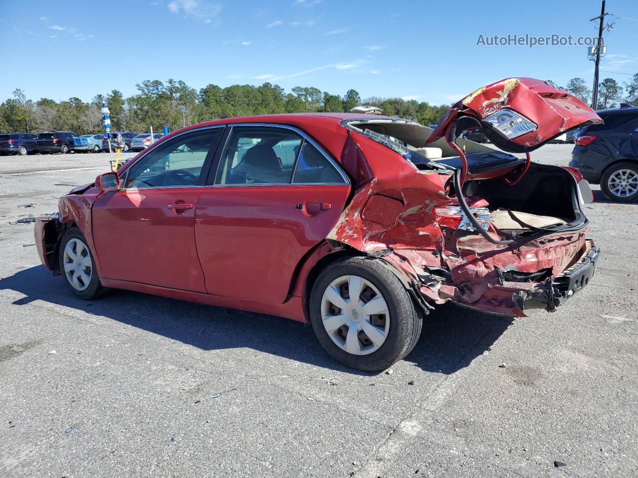 2009 Toyota Camry Base Red vin: 4T1BE46K09U338820