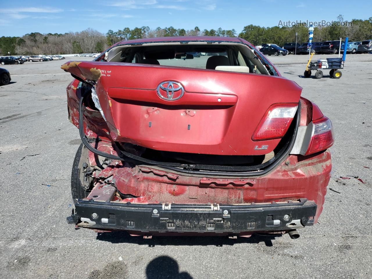 2009 Toyota Camry Base Red vin: 4T1BE46K09U338820