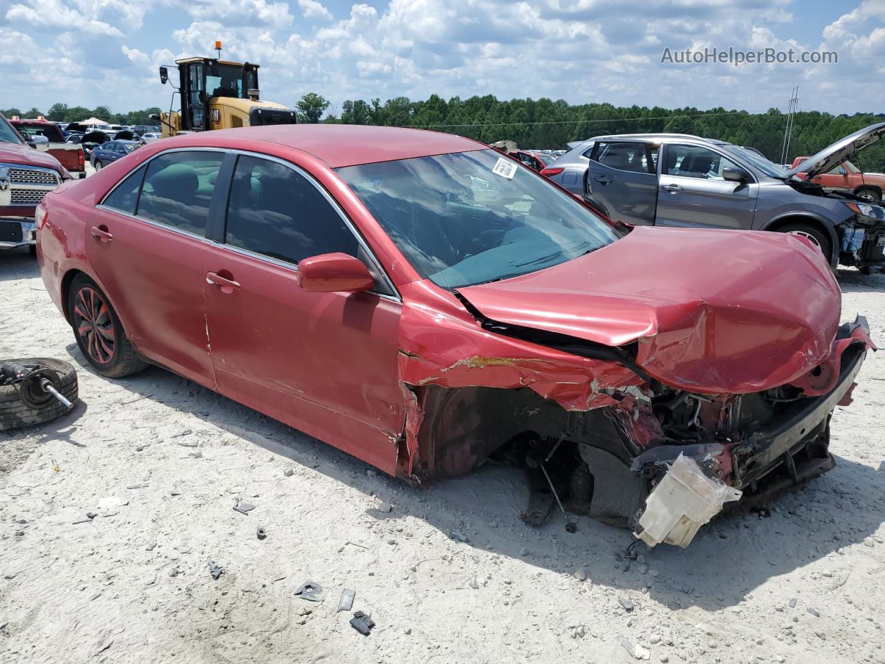 2009 Toyota Camry Base Red vin: 4T1BE46K09U344570