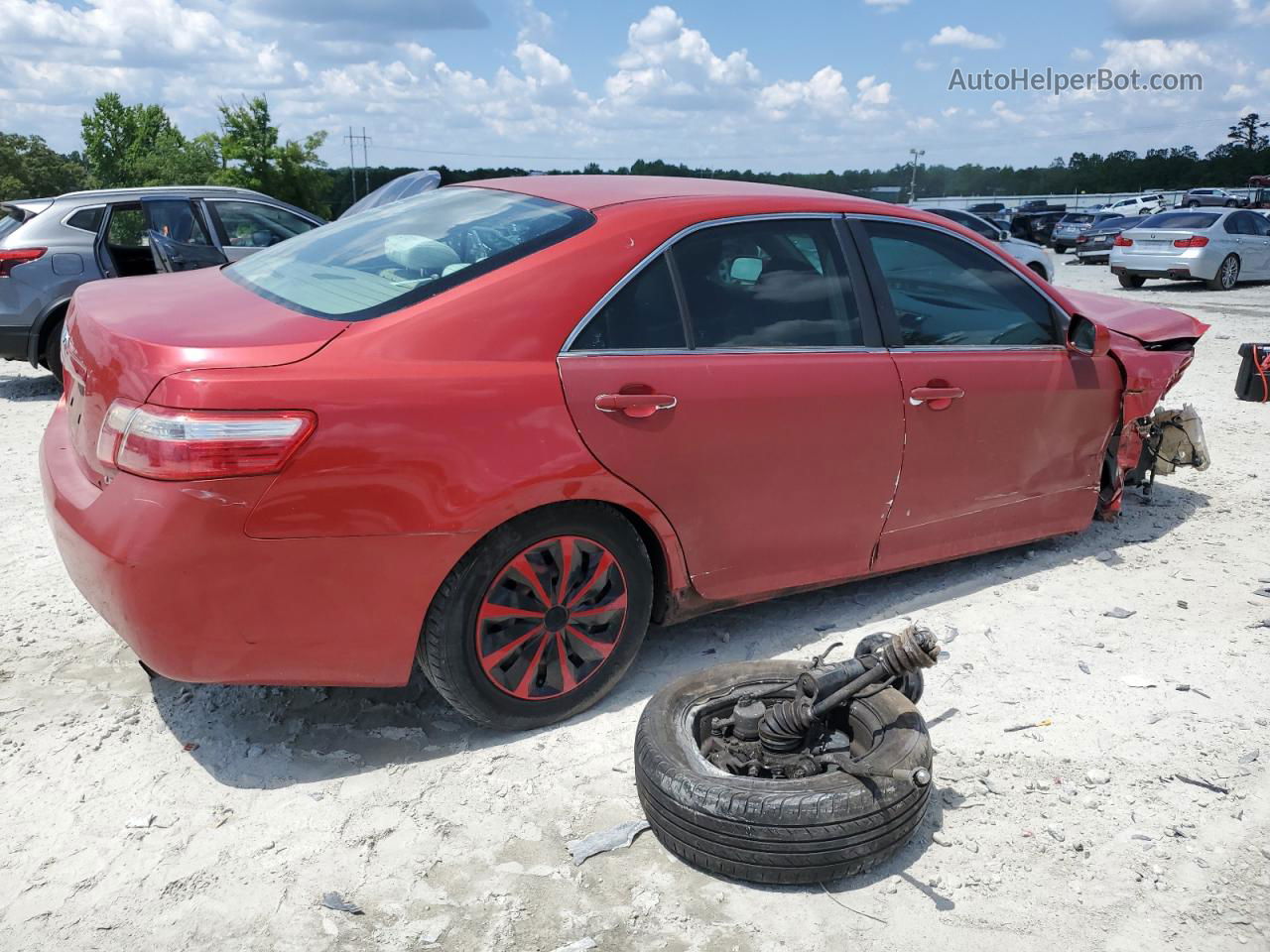 2009 Toyota Camry Base Red vin: 4T1BE46K09U344570