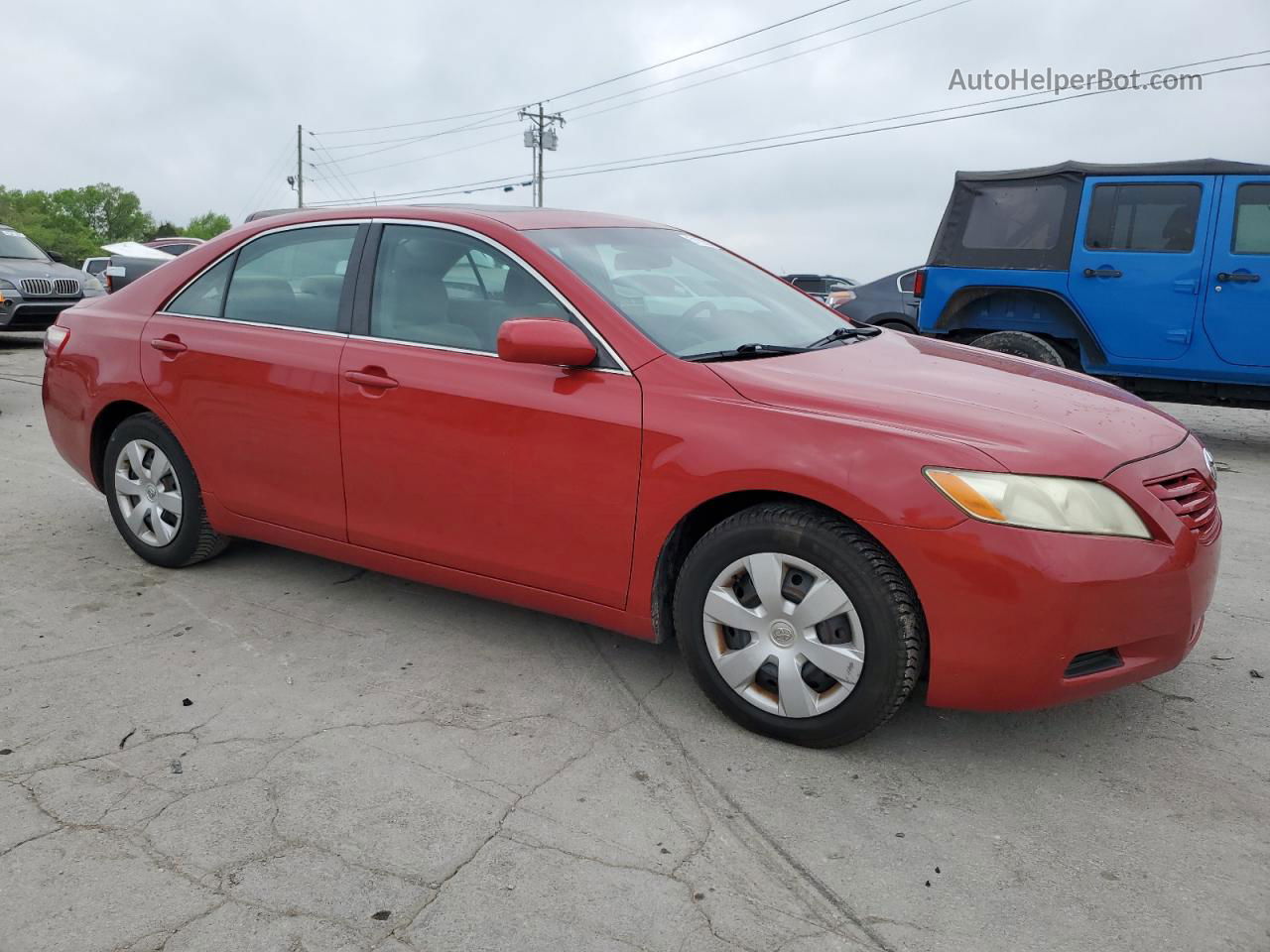 2009 Toyota Camry Base Red vin: 4T1BE46K09U381053