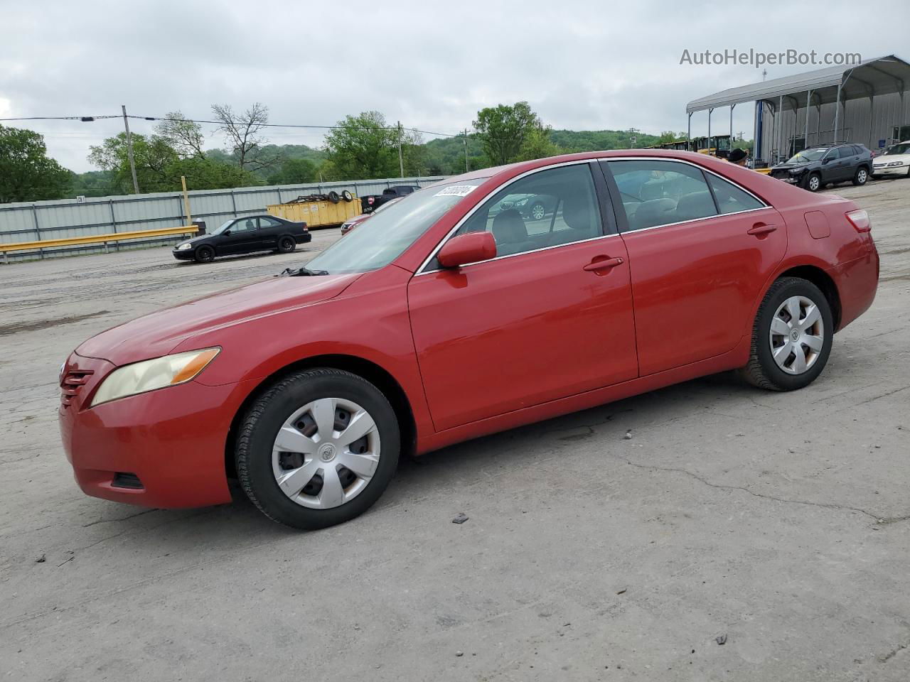 2009 Toyota Camry Base Red vin: 4T1BE46K09U381053