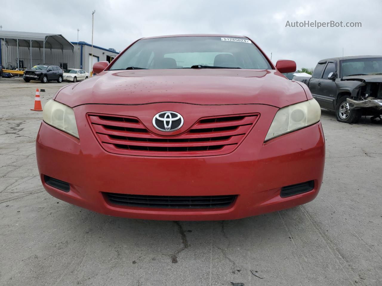 2009 Toyota Camry Base Red vin: 4T1BE46K09U381053