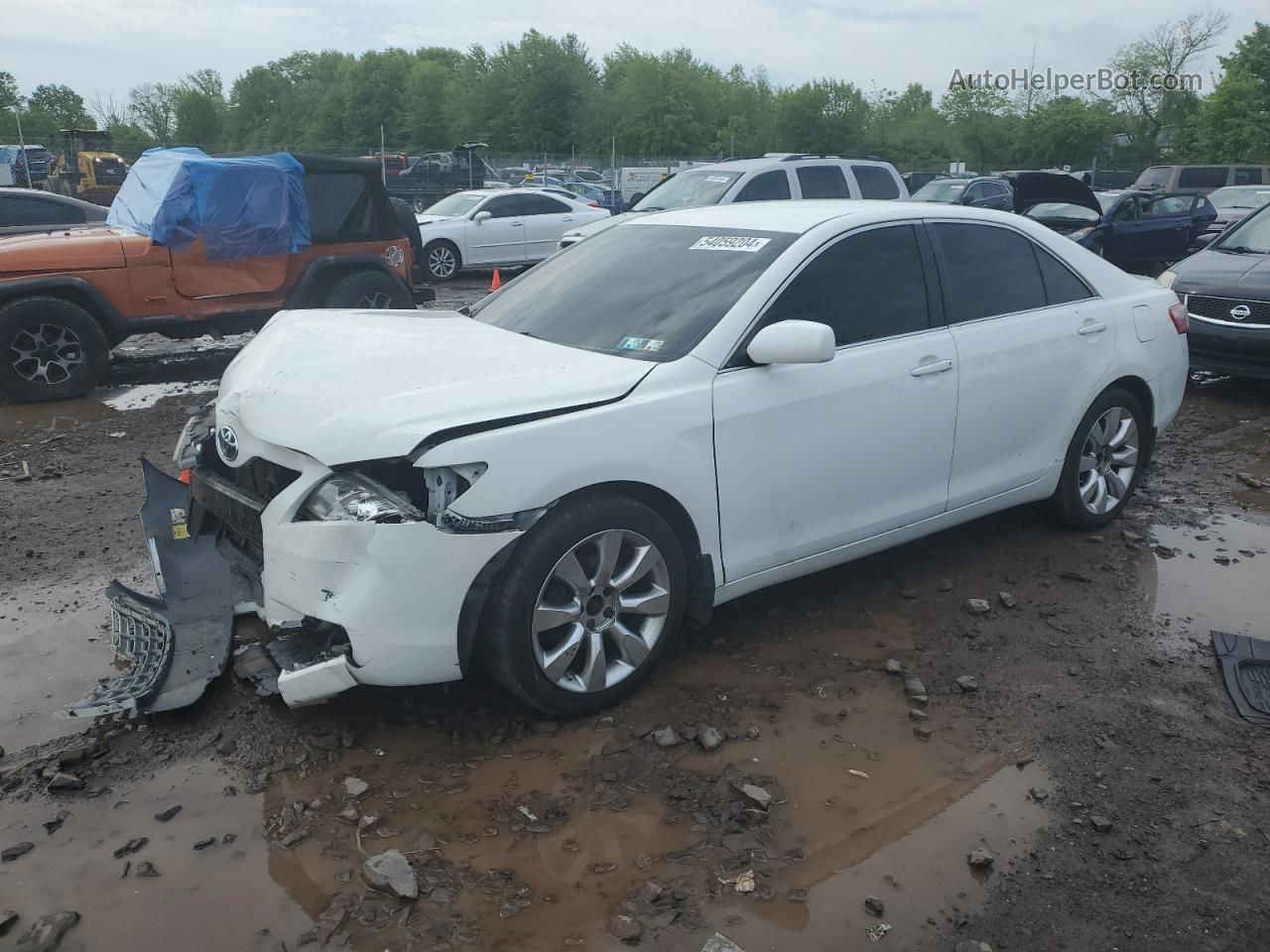 2009 Toyota Camry Base White vin: 4T1BE46K09U845362