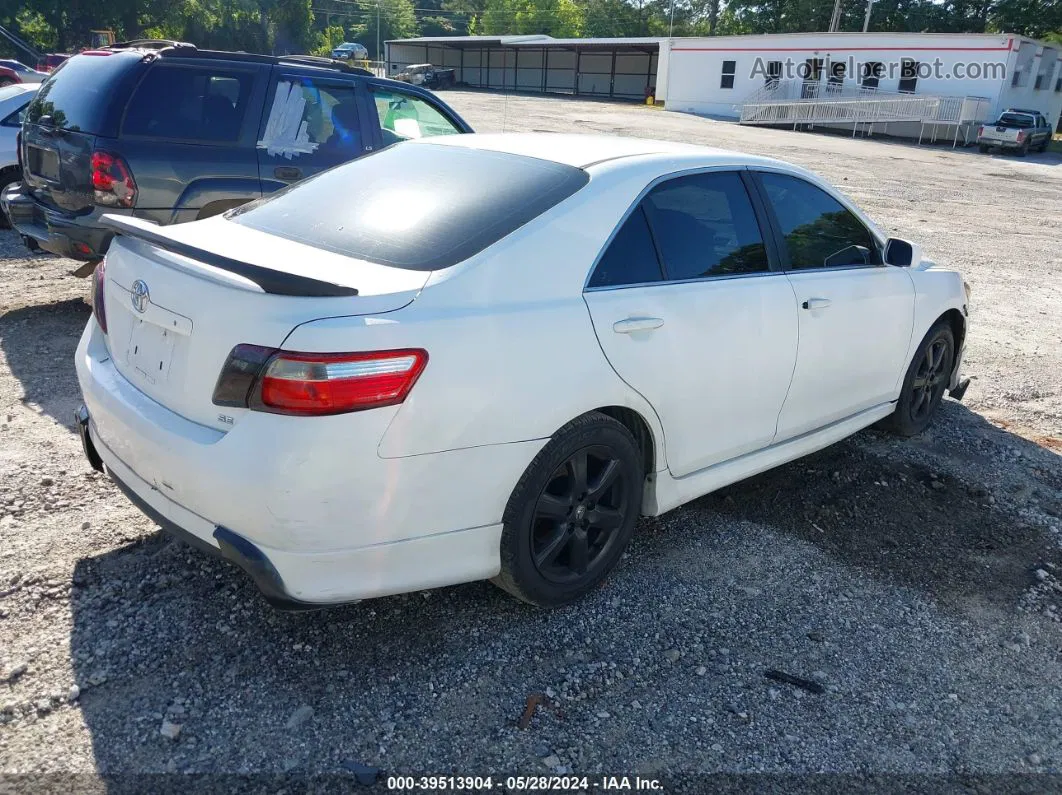 2009 Toyota Camry Se White vin: 4T1BE46K09U866602