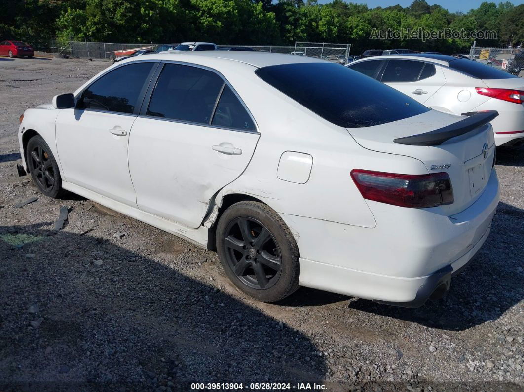 2009 Toyota Camry Se White vin: 4T1BE46K09U866602