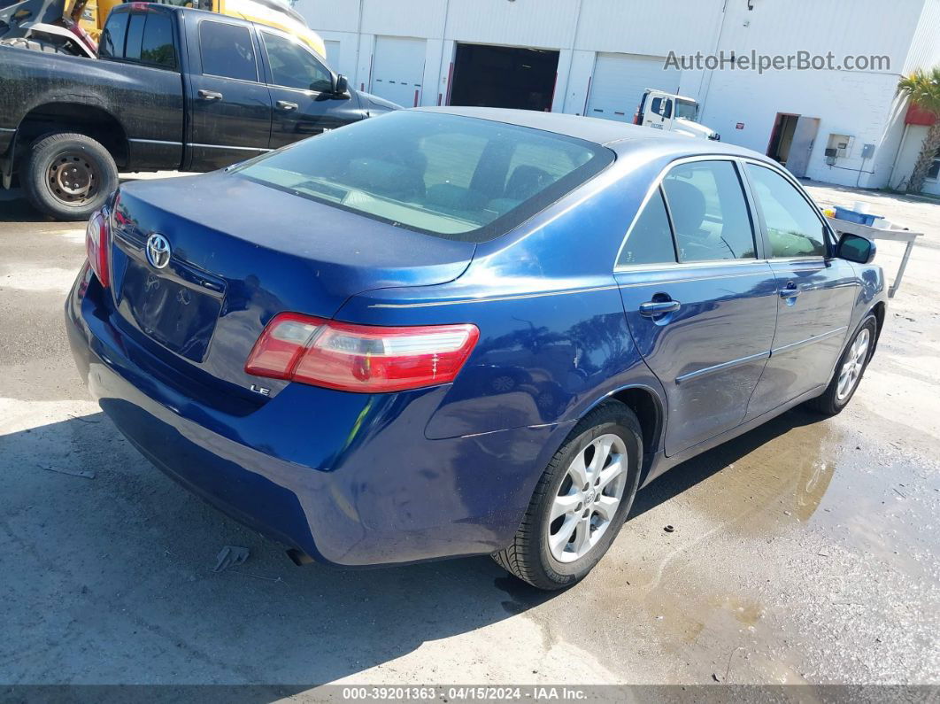 2007 Toyota Camry Le Blue vin: 4T1BE46K17U022081