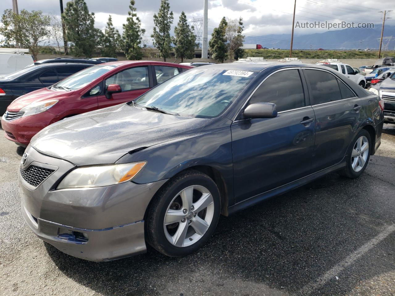 2007 Toyota Camry Ce Gray vin: 4T1BE46K17U055209