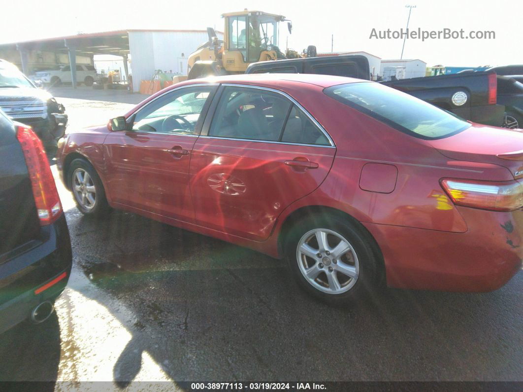 2007 Toyota Camry Le Красный vin: 4T1BE46K17U062967