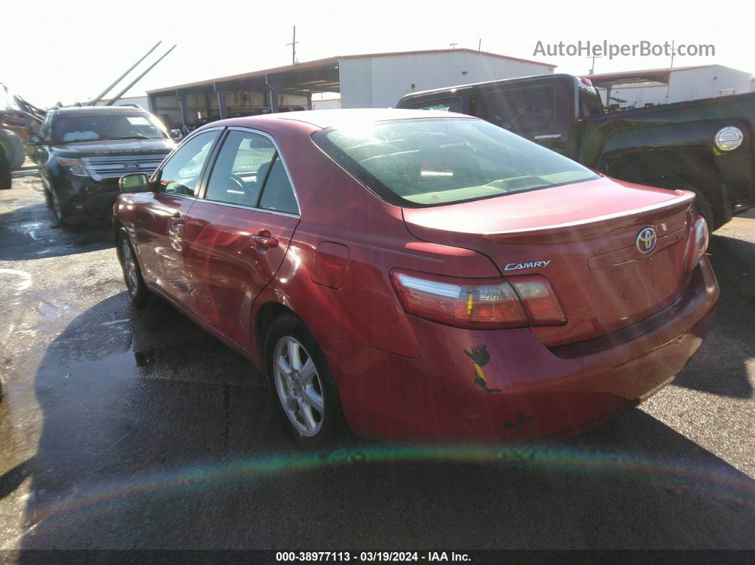 2007 Toyota Camry Le Красный vin: 4T1BE46K17U062967