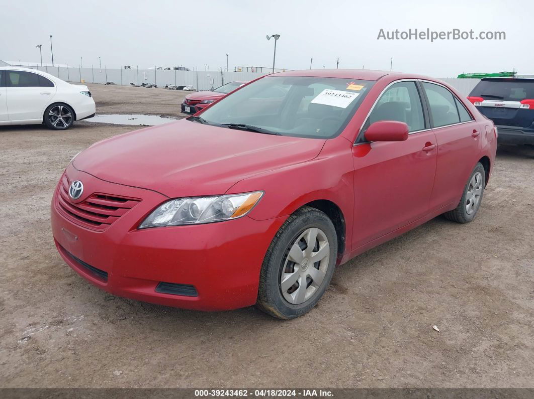 2007 Toyota Camry Le Бордовый vin: 4T1BE46K17U068350