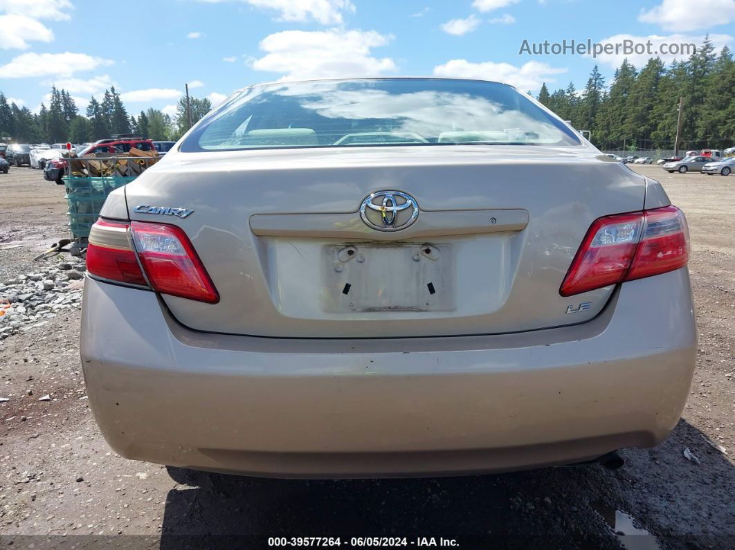 2007 Toyota Camry Le Gold vin: 4T1BE46K17U154421