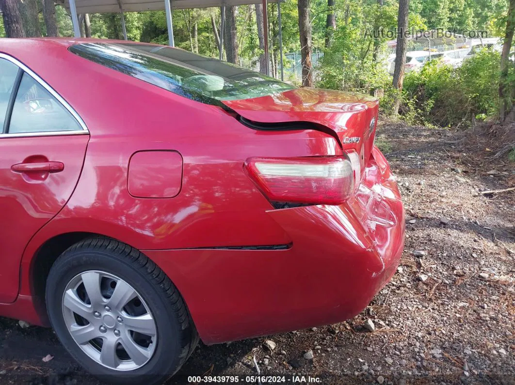 2007 Toyota Camry Le Red vin: 4T1BE46K17U155553