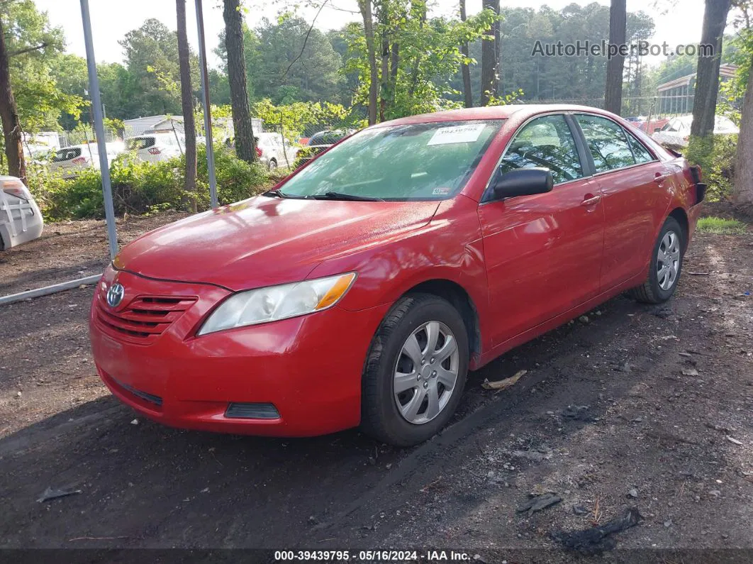 2007 Toyota Camry Le Red vin: 4T1BE46K17U155553